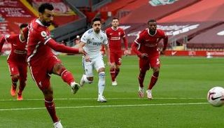 محمد صلاح نجم ليفربول ضد ليدز