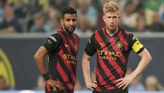 رياض محرز ودي بروين نجما مانشستر سيتي
