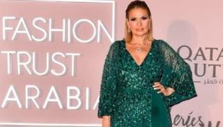 إطلالة يسرا في حفل Fashion Trust Arabia