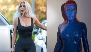 كيم كارداشيان تحتفل بعيد الهالووين