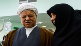 عفت مرعشي زوجة الرئيس الإيراني الأسبق هاشمي