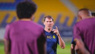 رودي جارسيا في تدريبات النصر