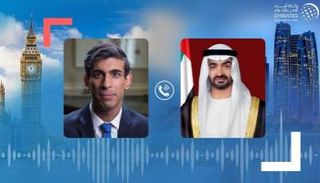 رئيس الإمارات يتلقى اتصالاً هاتفياً من رئيس وزراء بريطانيا