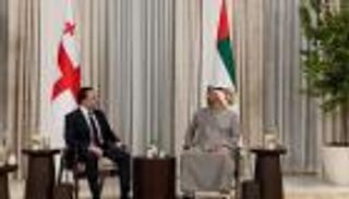 رئيس الإمارات يستقبل رئيس وزراء جورجيا