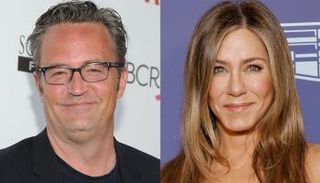 الممثلة الأمريكية جينيفر أنيستون وماثيو بيري