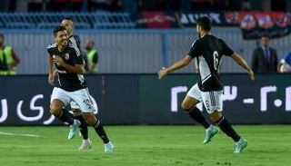 محمد شريف مهاجم الأهلي ضد الداخلية