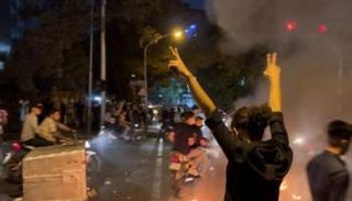 جانب من المظاهرات في إيران - أرشيفية