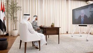 قمة إماراتية أمريكية عبر الاتصال المرئي