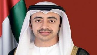 الشيخ عبدالله بن زايد آل نهيان وزير الخارجية والتعاون الدولي الإماراتي 