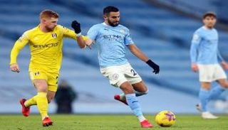 رياض محرز ضد فولهام - صورة أرشيفية 