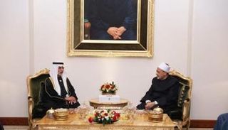 شيخ الأزهر مع الشيخ نهيان بن مبارك آل نهيان