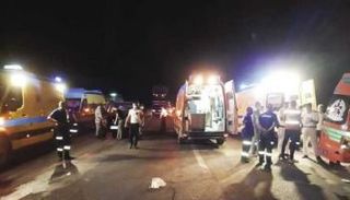 الحادث نجم عن السرعة الزائدة لإحدى السيارتين