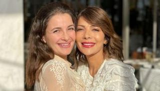 أصالة مع ابنتها شام الذهبي