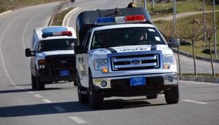 دورية للشرطة بمحافظة السليمانية بالعراق