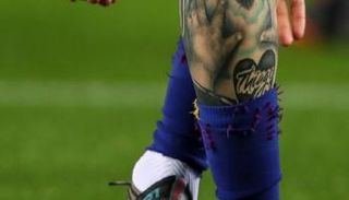 قدم ليونيل ميسي اليسرى