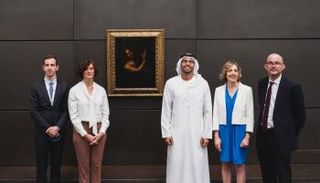 لوحة "القديس يوحنا المعمدان" في متحف اللوفر أبوظبي