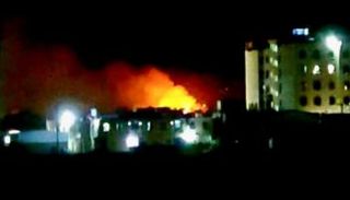 الانفجار الذي هز مدينة مأرب 