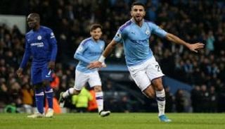 رياض محرز نجم مانشستر سيتي ضد تشيلسي
