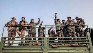 مجموعة من جنود الحرس الثوري الإيراني