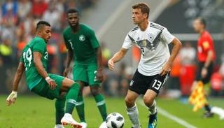 السعودية ضد ألمانيا - صورة أرشيفية