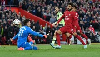 محمد صلاح نجم ليفربول ضد مانشستر سيتي