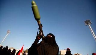 عرض للمليشيات النسائية للحوثي- أرشيفية