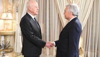 لقاء قيس سعيد بالمفوض الأوروبي للعدل