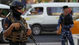 عناصر من الشرطة العراقية خلال مهمة أمنية - أرشيفية