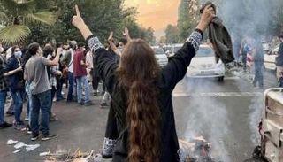 جانب من الاحتجاجات التي تشهدها إيران