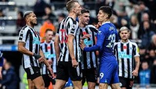 مشادة في مباراة نيوكاسل وتشيلسي