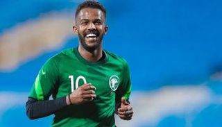 نواف العابد لاعب منتخب السعودية