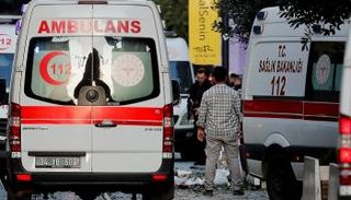  موقع الانفجار وسط مدينة إسطنبول التركية 