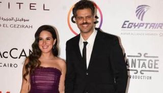 الفنانة شيري عادل وزوجها الفنان طارق صبري