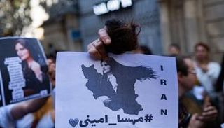 جانب من الاحتجاجات التي تشهدها إيران