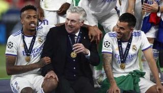 كارلو أنشيلوتي ونجوم ريال مدريد