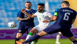 المنتخب السعودي ضد كرواتيا