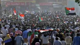 مظاهرة سودانية سابقة