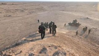 قوة من مكافحة الإرهاب في صحراء الأنبار