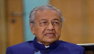 رئيس الوزراء الماليزي الأسبق مهاتير محمد 