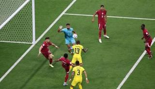 من مباراة قطر والإكوادور في افتتاح كأس العالم 2022