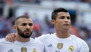 كريم بنزيما وكريستيانو رونالدو