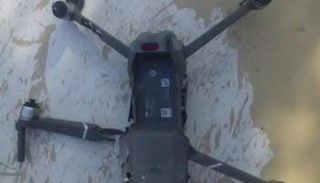 المسيرة الحوثية التي أسقطتها قوات العمالقة