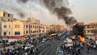 احتجاجات شعبية في إيران -أرشيفية