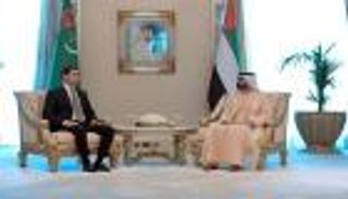 محمد بن راشد ورئيس تركمانستان يناقشان سبل تعزيز العلاقات