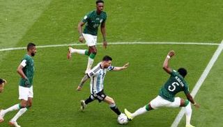 ميسي ضد السعودية 