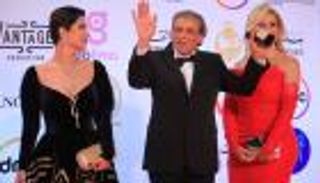 أول ظهور لـ خالد يوسف وشمس الكويتية في ختام مهرجان القاهرة السينمائي (صور)