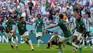 منتخب السعودية ضد الأرجنتين