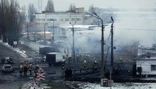 جانب من الهجمات الروسية على أوكرانيا