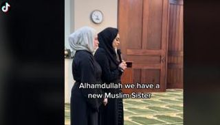 لقطة من فيديو إسلام الفتاة المزعوم