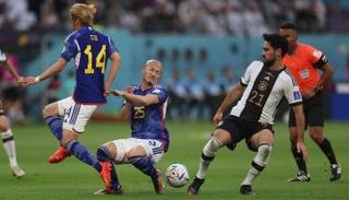 من مباراة ألمانيا واليابان في كأس العالم 2022